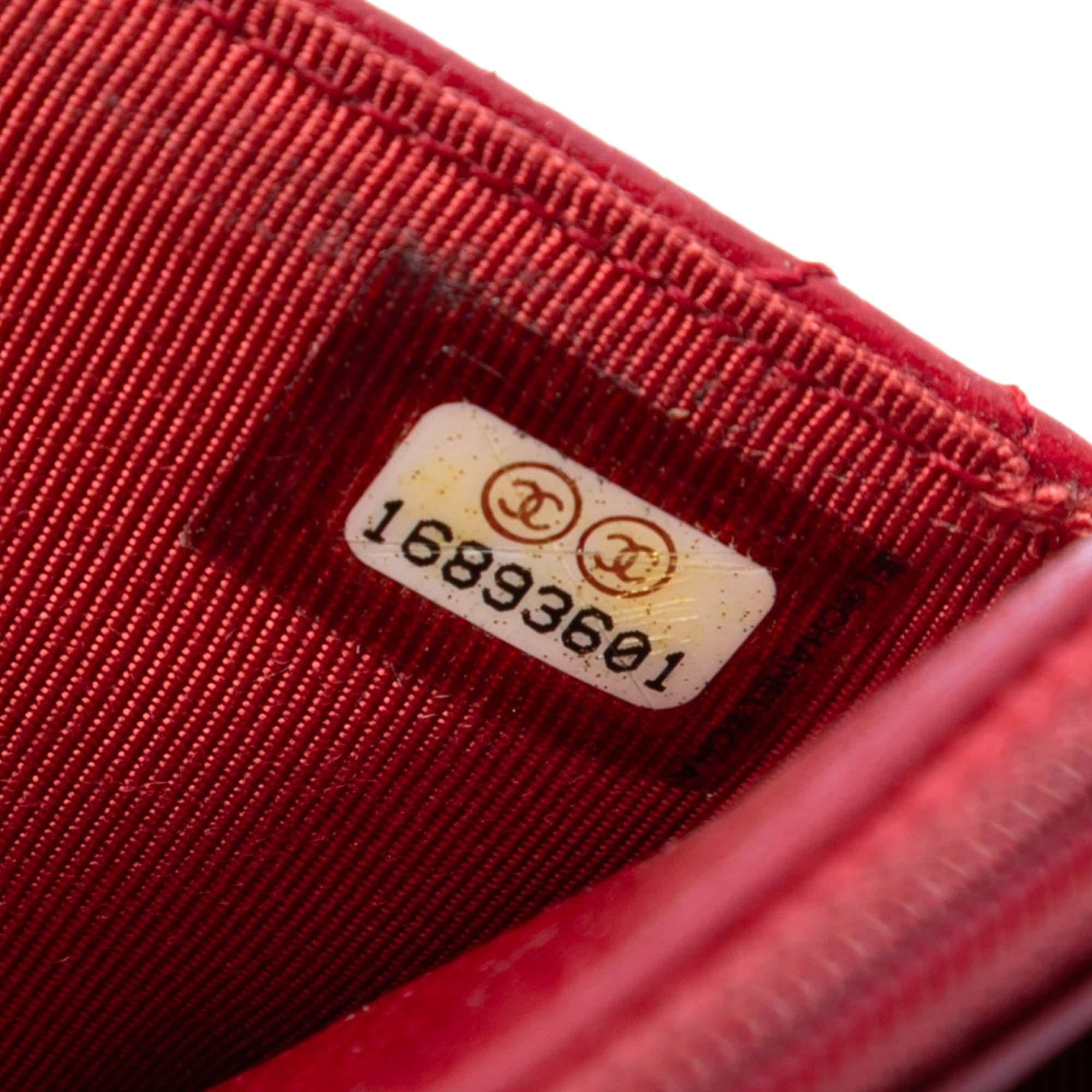 Chanel CC Quilted Caviar Wallet on Chain