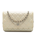 Chanel CC Quilted Caviar Wallet on Chain