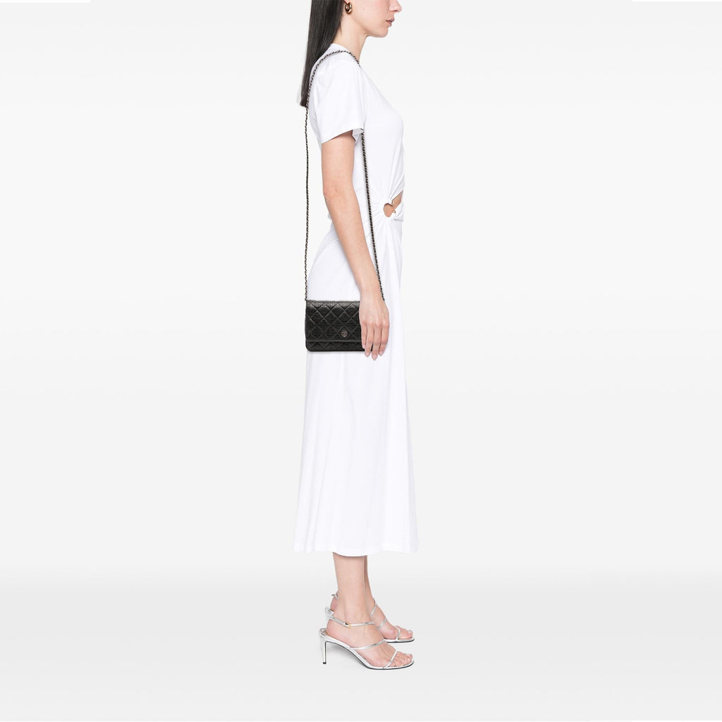 Chanel CC Quilted Crinkled Calfskin Wallet On Chain