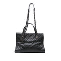 Chanel CC Quilted Crumpled Caviar Crave Tote