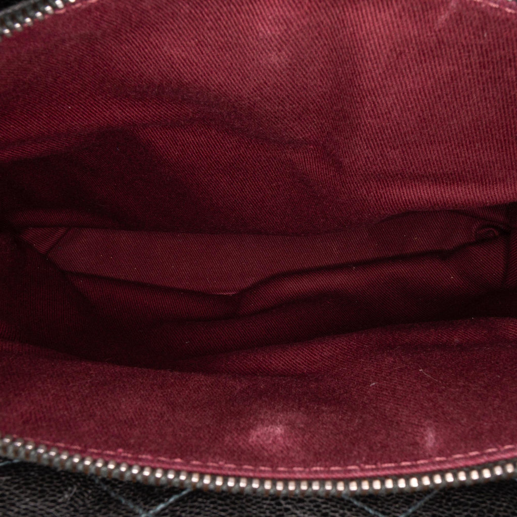 Chanel CC Quilted Crumpled Caviar Crave Tote