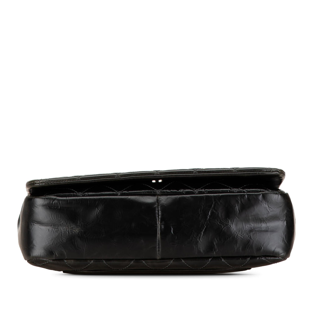 Chanel CC Quilted Glazed Calfskin Flap (SHG-16f7wX)