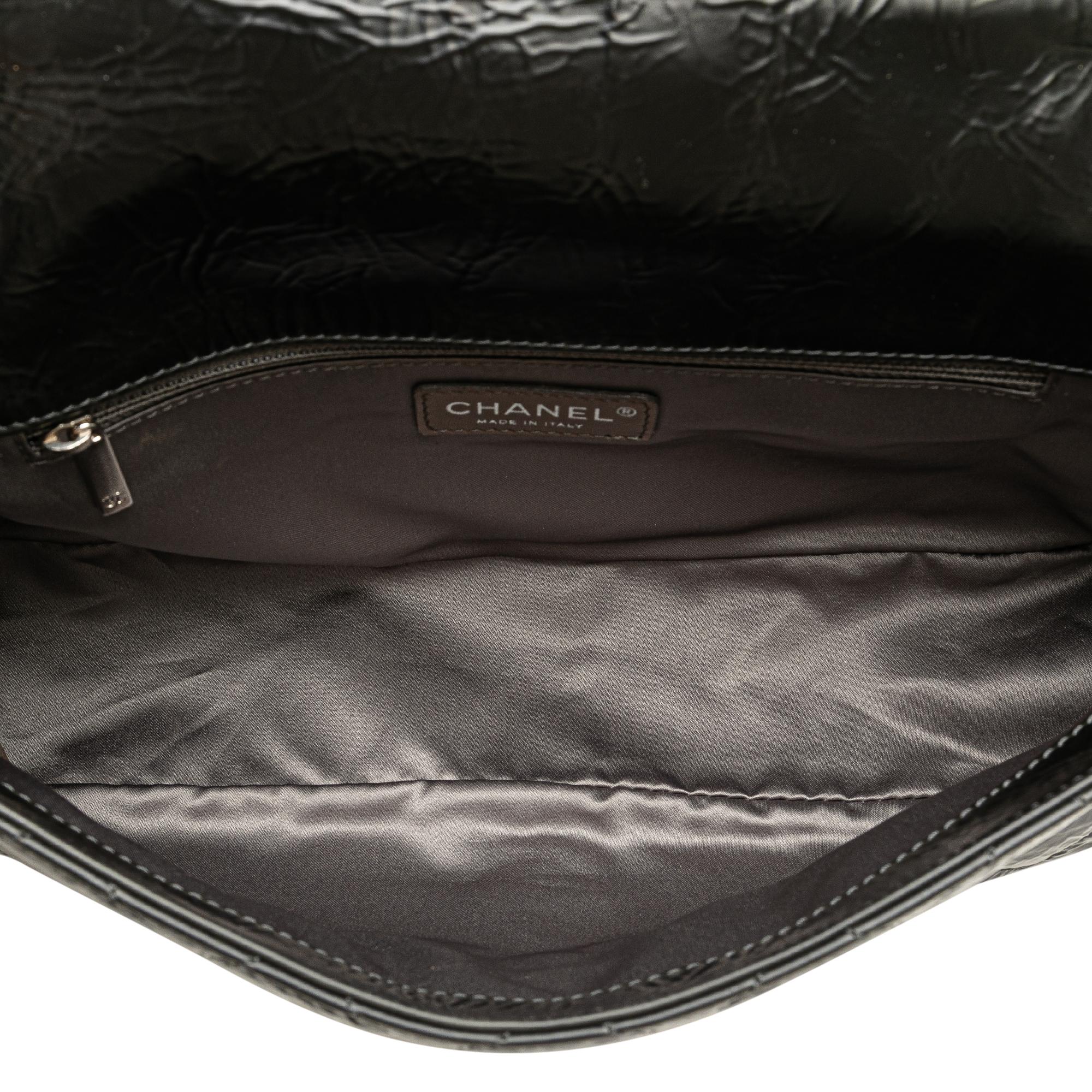 Chanel CC Quilted Glazed Calfskin Flap (SHG-16f7wX)