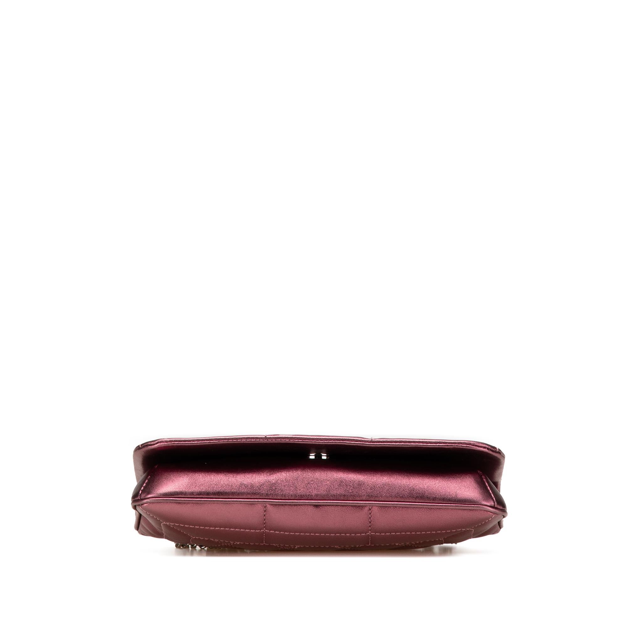 Chanel CC Quilted Iridescent Calfskin Full Single Flap