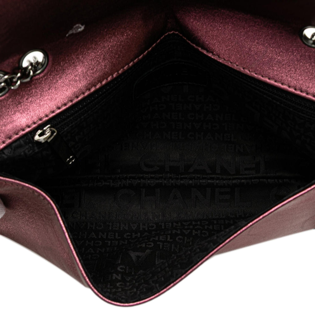 Chanel CC Quilted Iridescent Calfskin Full Single Flap
