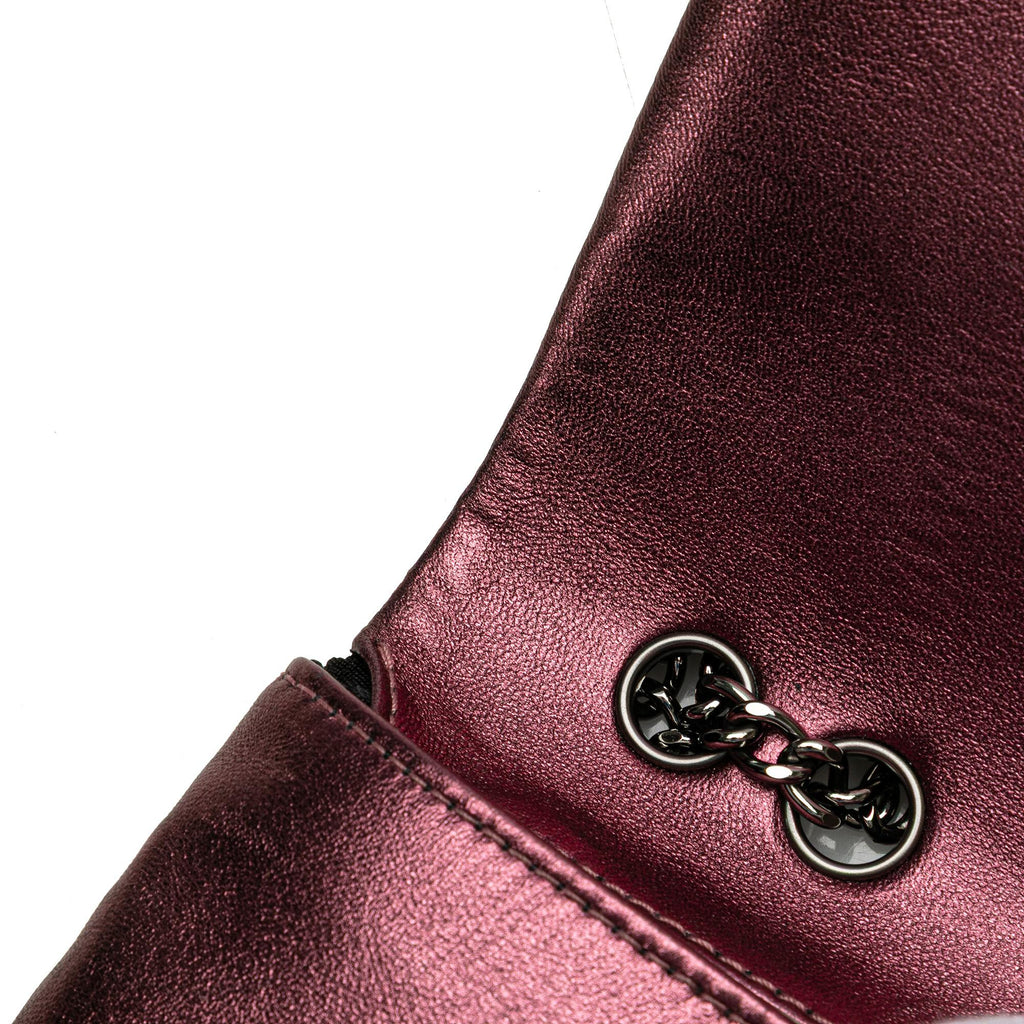 Chanel CC Quilted Iridescent Calfskin Full Single Flap