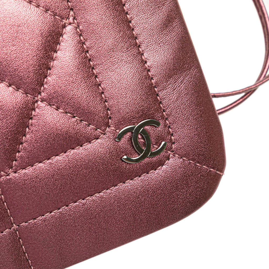 Chanel CC Quilted Iridescent Calfskin Full Single Flap