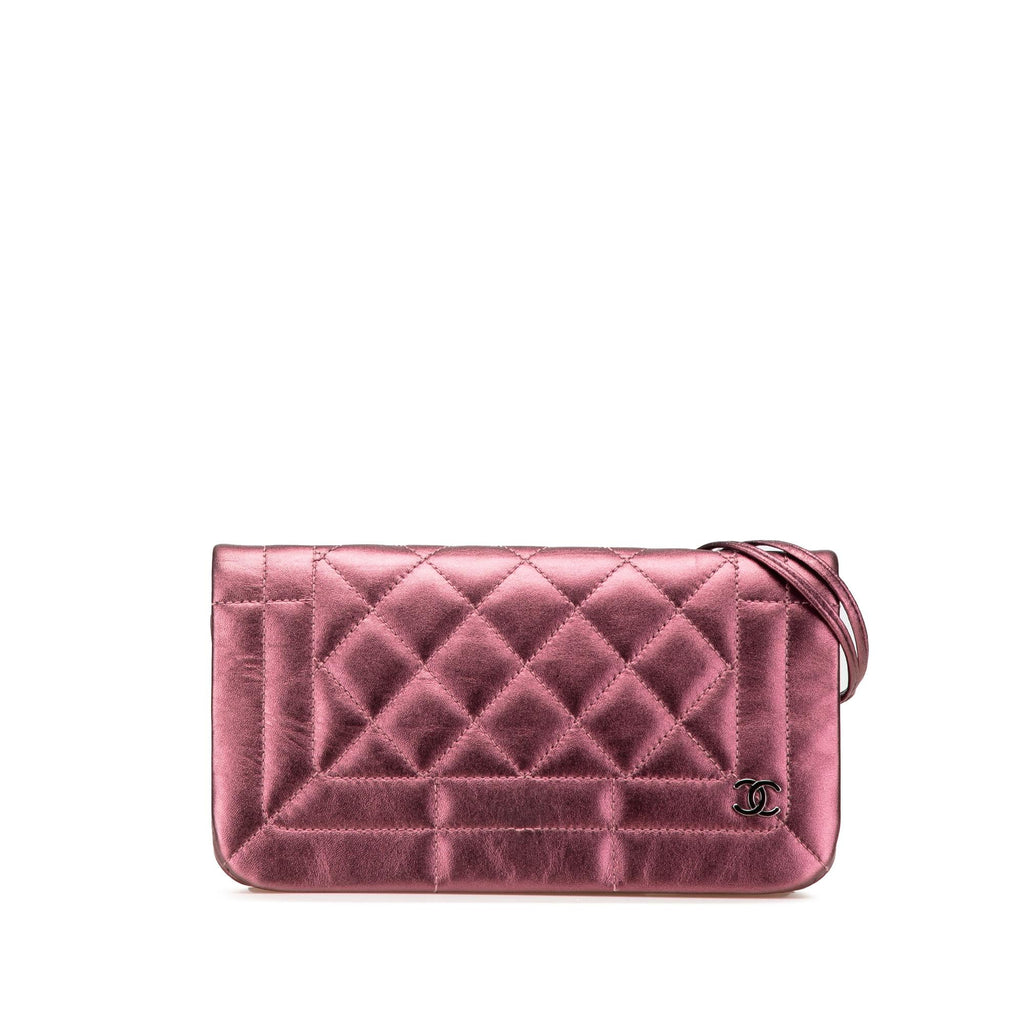 Chanel CC Quilted Iridescent Calfskin Full Single Flap