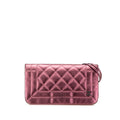 Chanel CC Quilted Iridescent Calfskin Full Single Flap