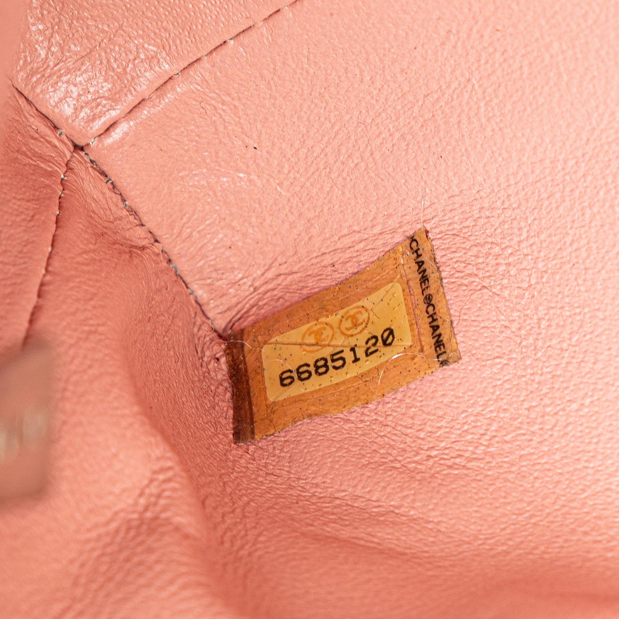 Chanel CC Quilted Irisdescent Lambskin Chain Handbag