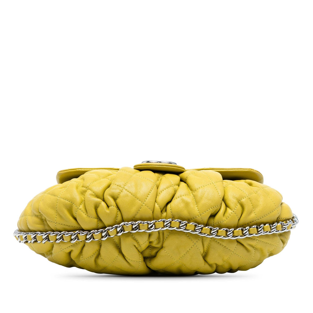 Chanel CC Quilted Lambskin Chain Around Flap