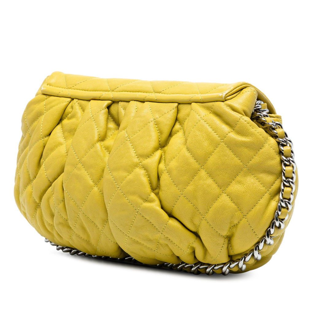 Chanel CC Quilted Lambskin Chain Around Flap