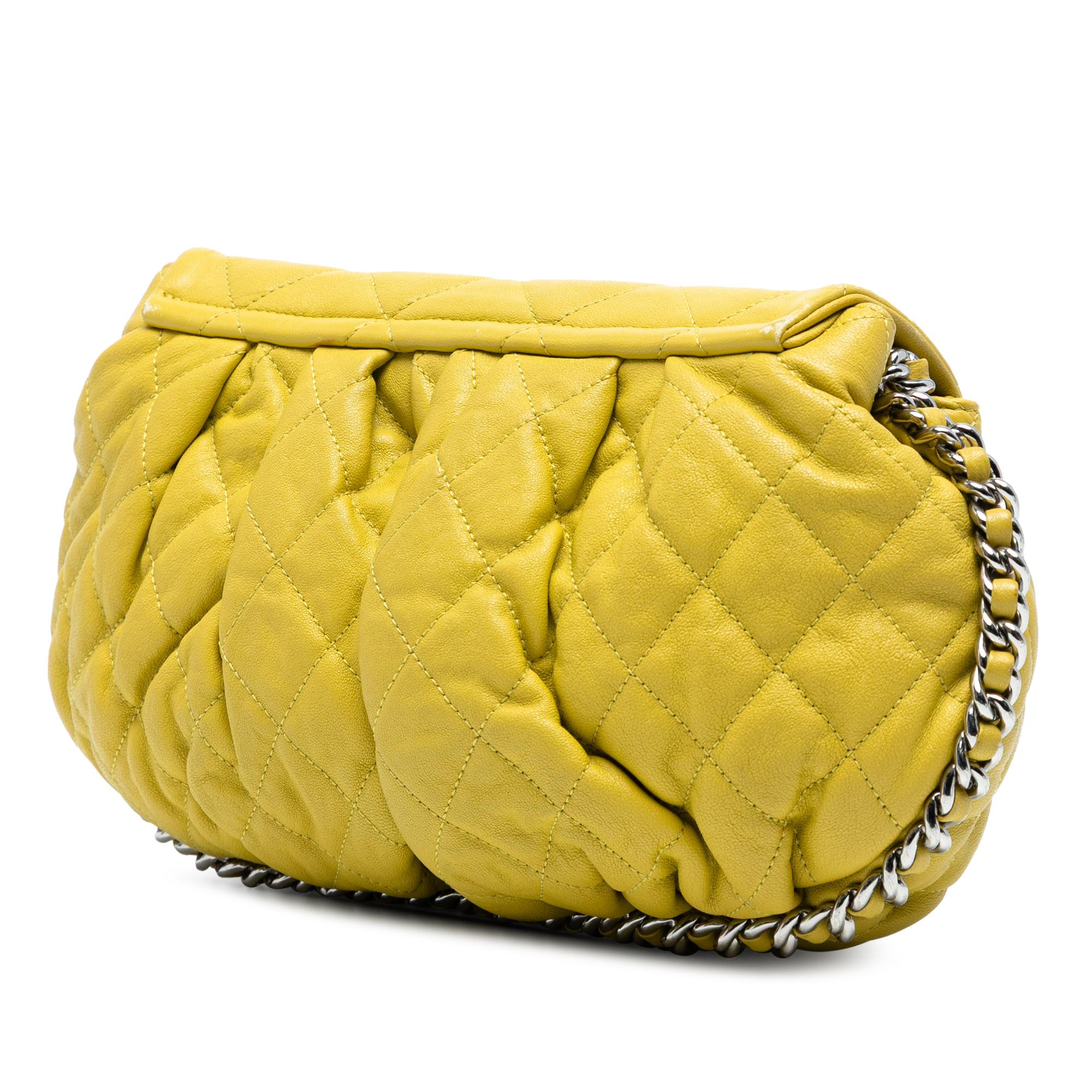 Chanel CC Quilted Lambskin Chain Around Flap
