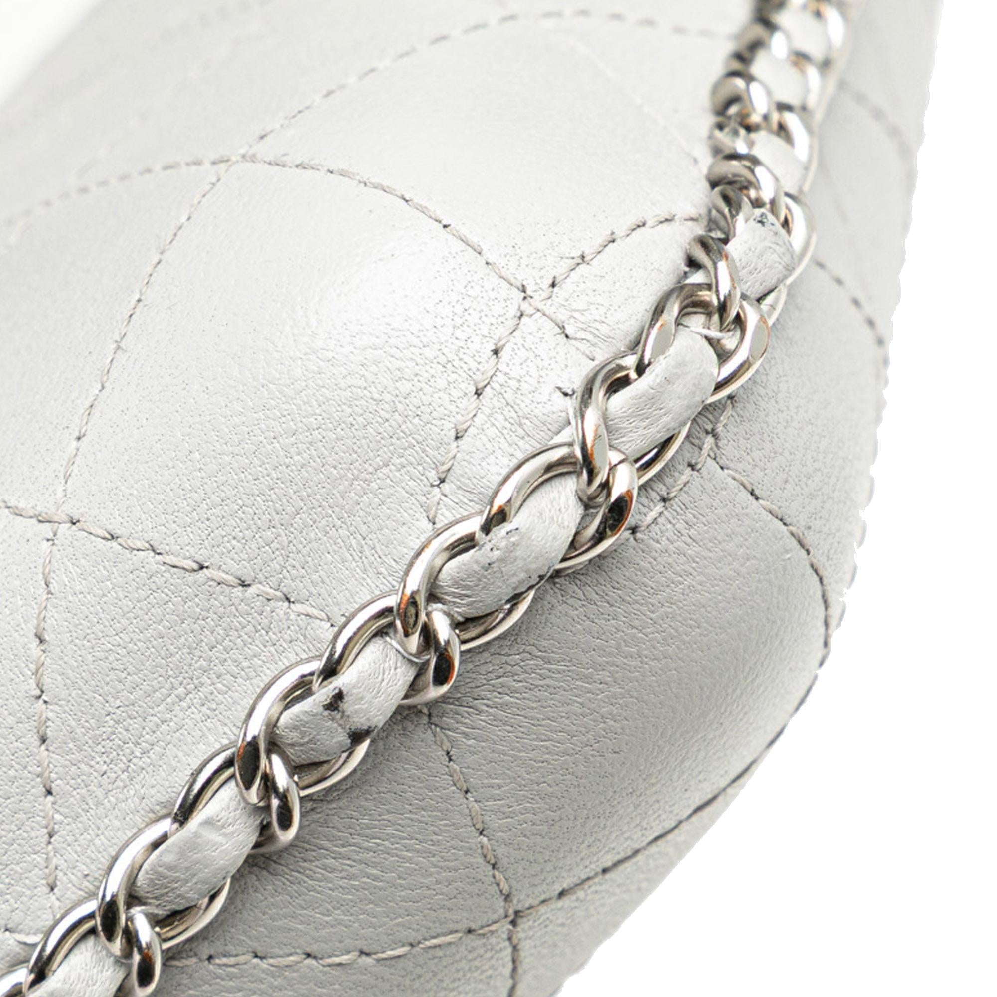 Chanel CC Quilted Lambskin Chain Around Phone Holder