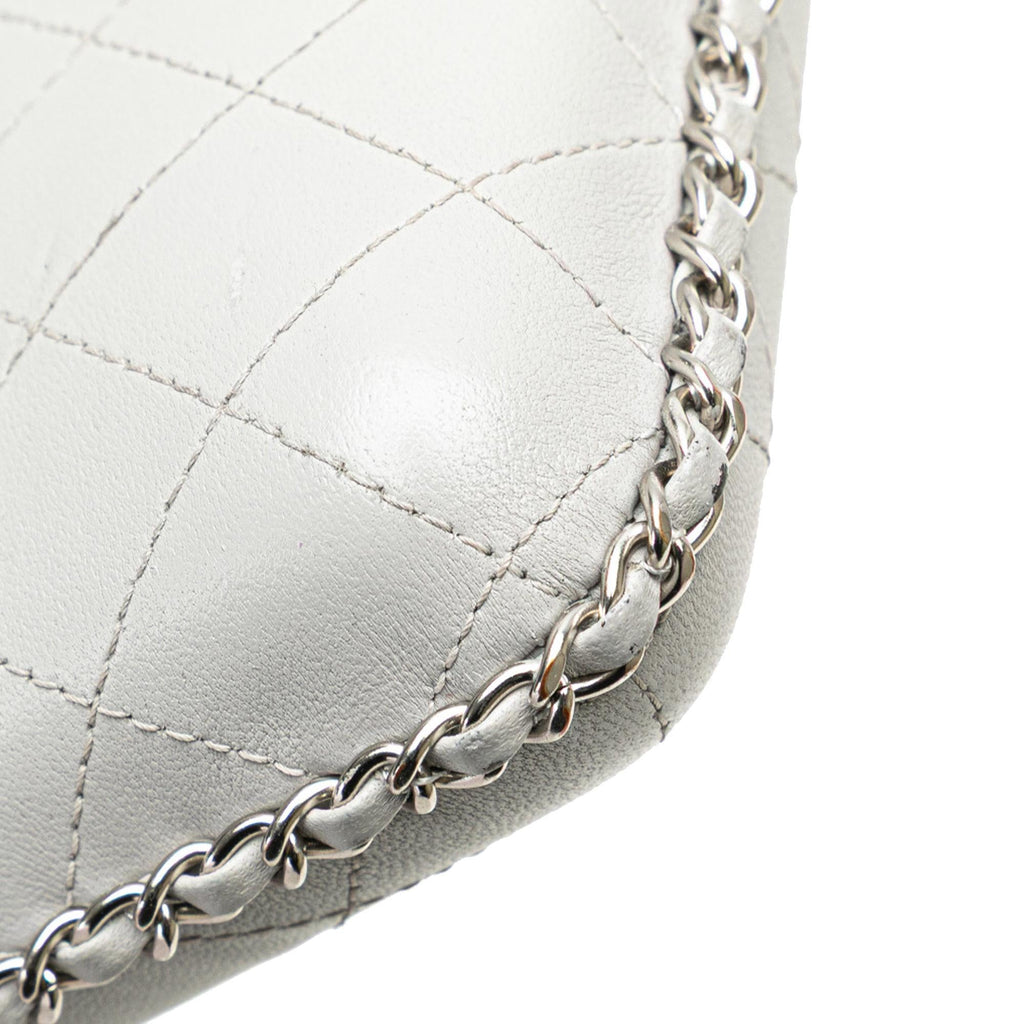 Chanel CC Quilted Lambskin Chain Around Phone Holder