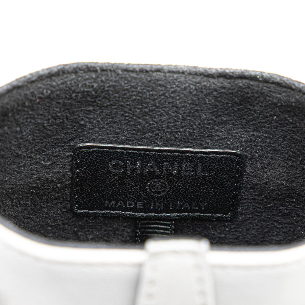 Chanel CC Quilted Lambskin Chain Around Phone Holder