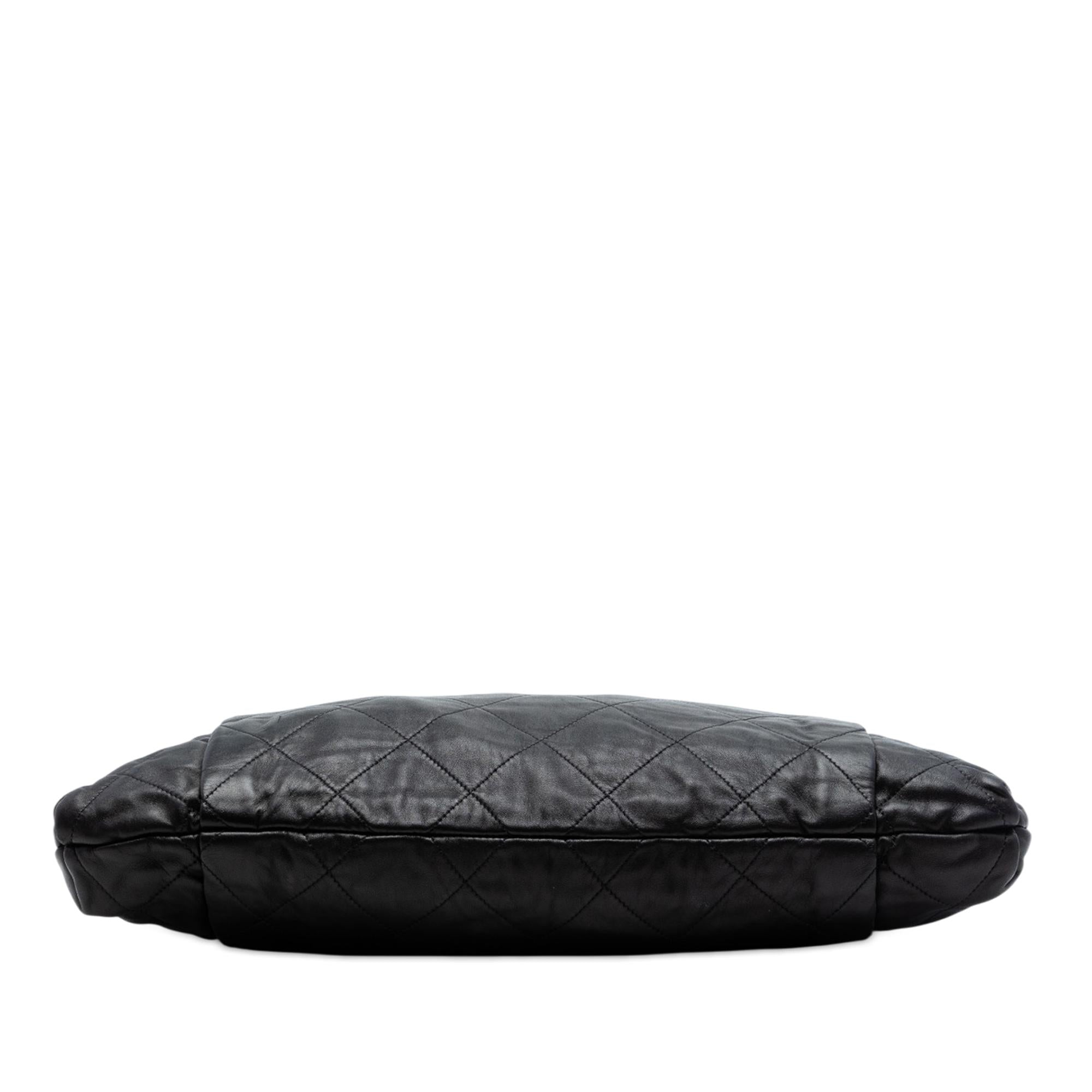 Chanel CC Quilted Lambskin Chain Shopping Tote
