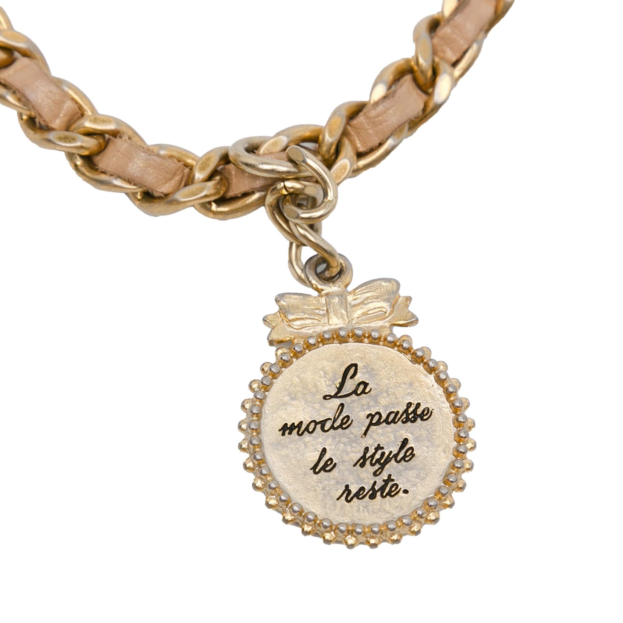 Chanel CC Quilted Lambskin Coin Charm Wallet on Chain (SHG-cXVvnN)