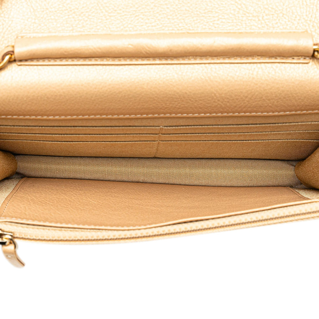 Chanel CC Quilted Lambskin Coin Charm Wallet on Chain (SHG-2rgo8c)