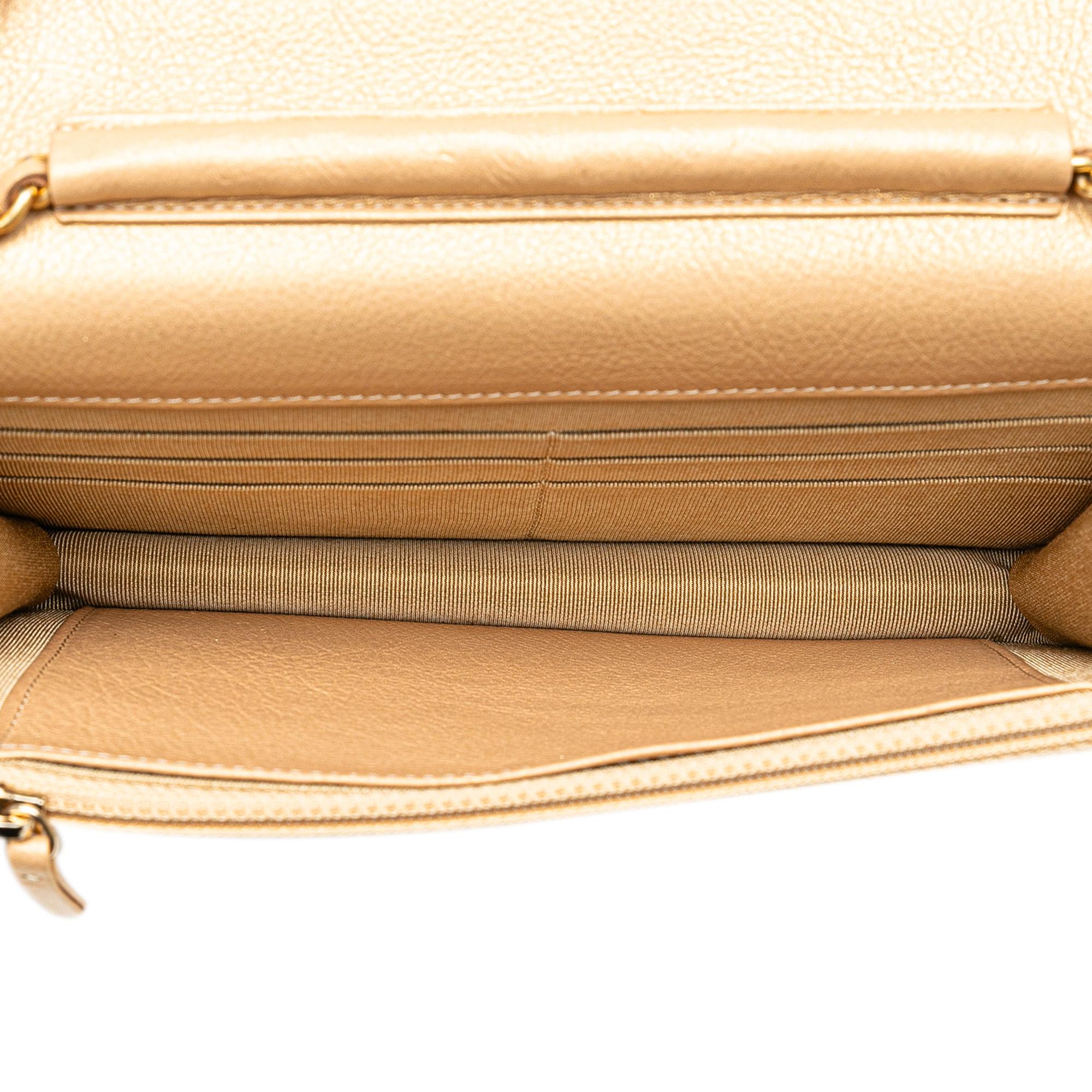Chanel CC Quilted Lambskin Coin Charm Wallet on Chain (SHG-2rgo8c)
