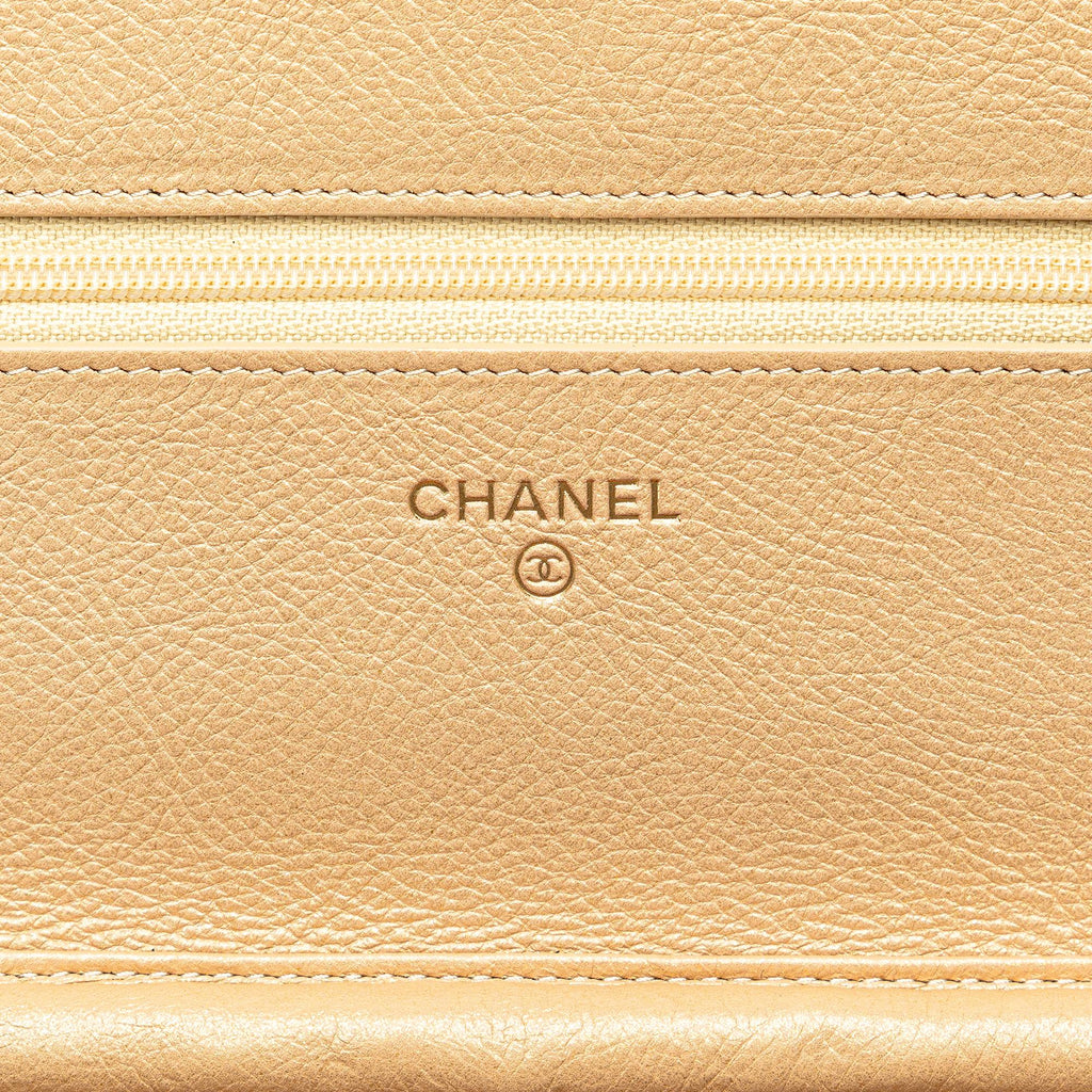 Chanel CC Quilted Lambskin Coin Charm Wallet on Chain (SHG-2rgo8c)