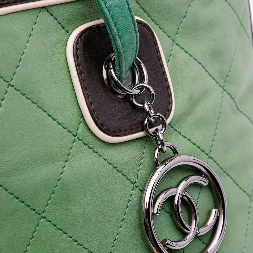 Chanel CC Quilted Lambskin Country Club Tote
