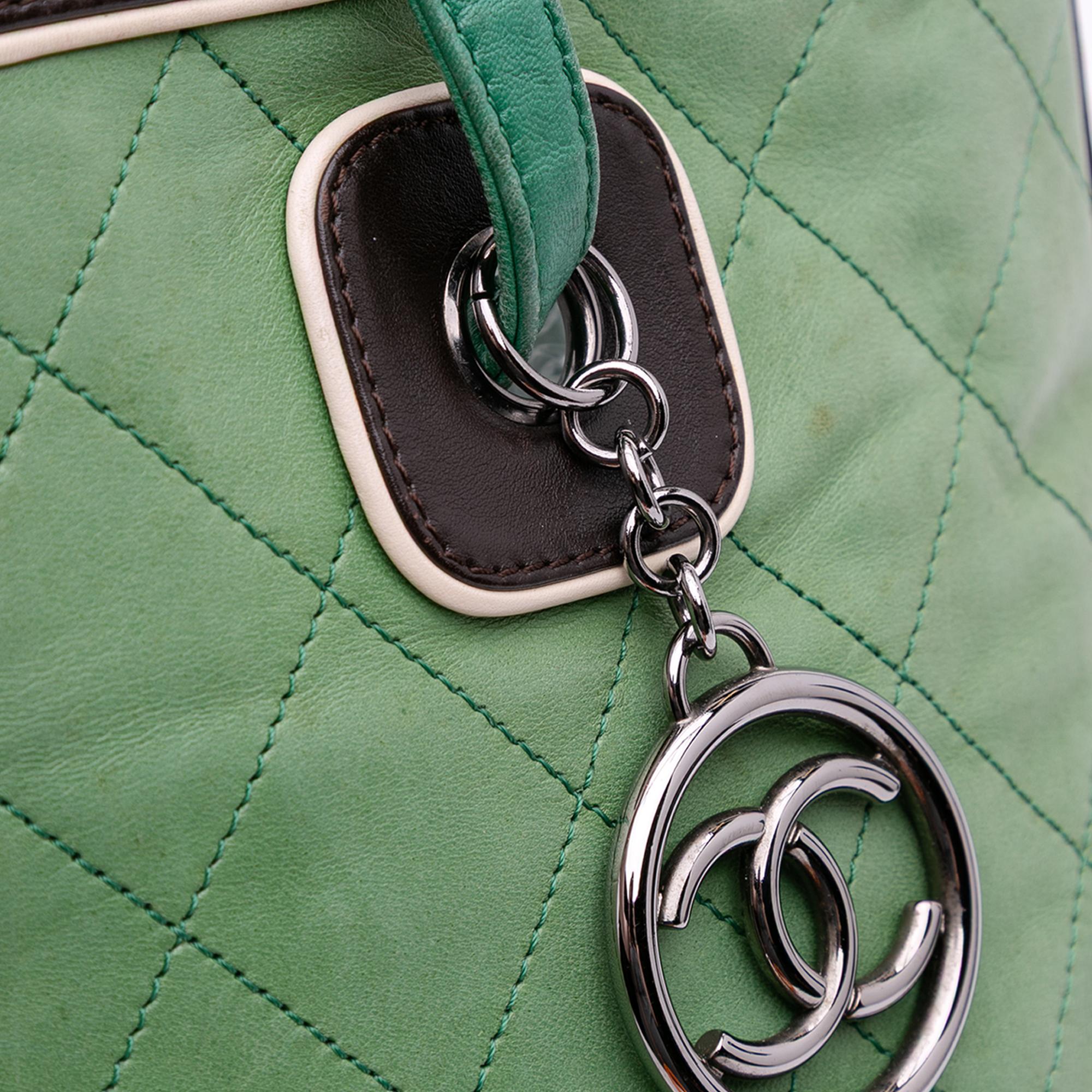 Chanel CC Quilted Lambskin Country Club Tote