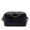 Chanel CC Quilted Lambskin Diamond Camera Bag