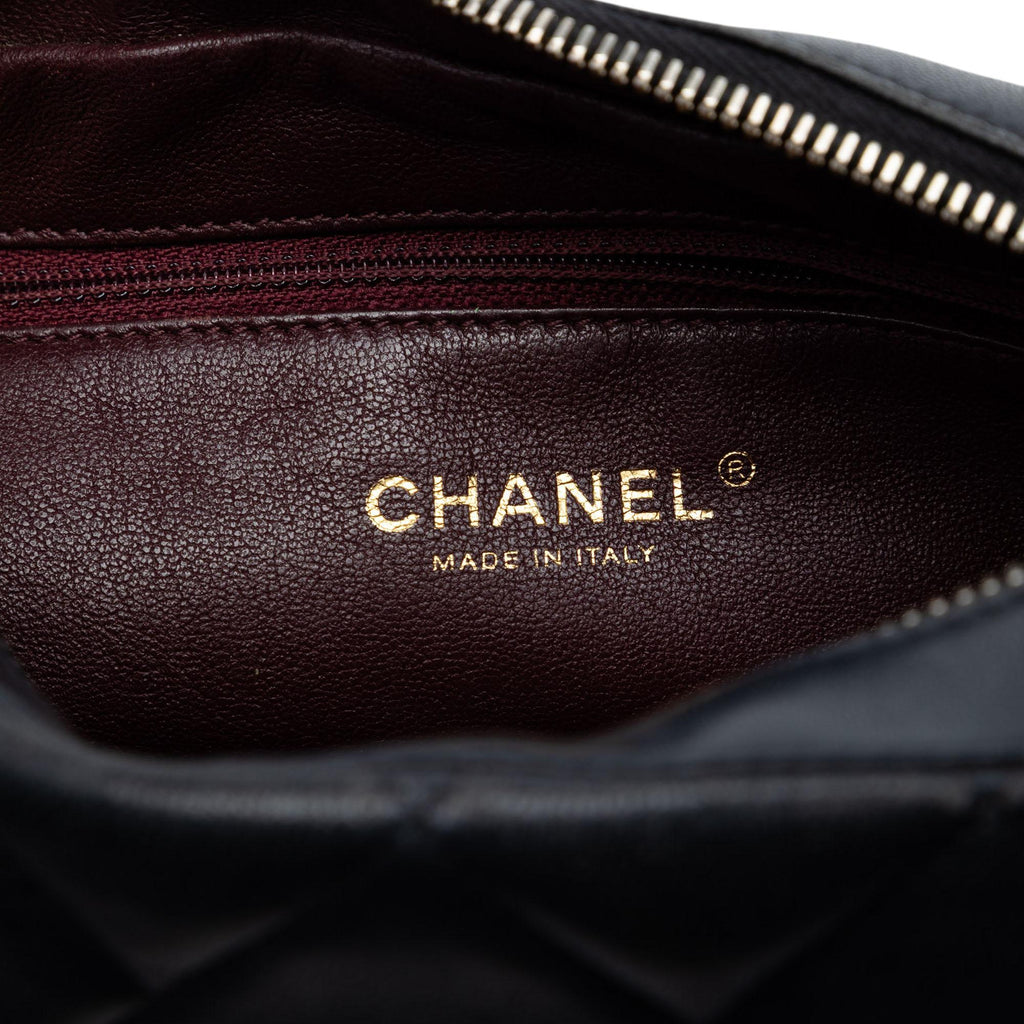 Chanel CC Quilted Lambskin Diamond Camera Bag