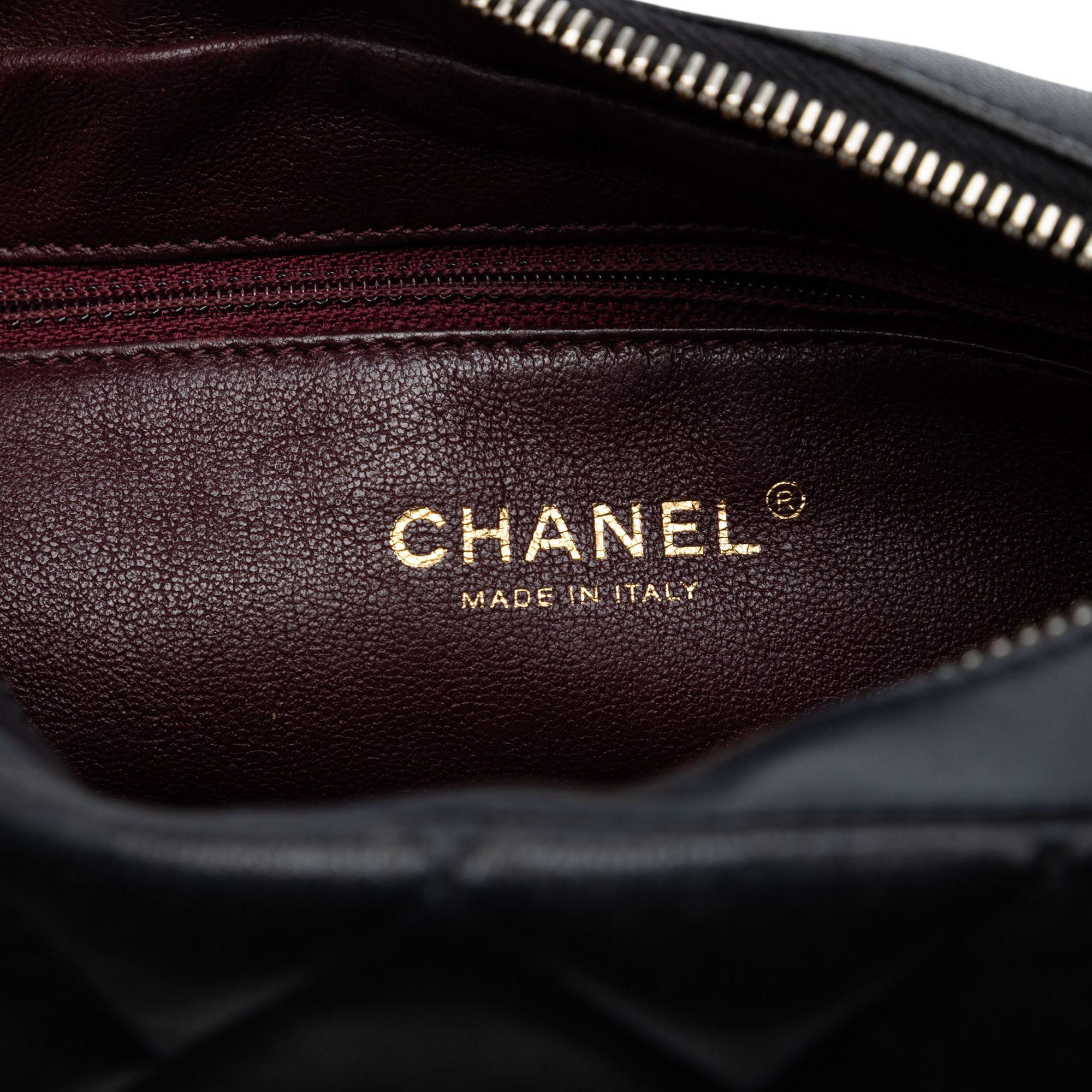 Chanel CC Quilted Lambskin Diamond Camera Bag