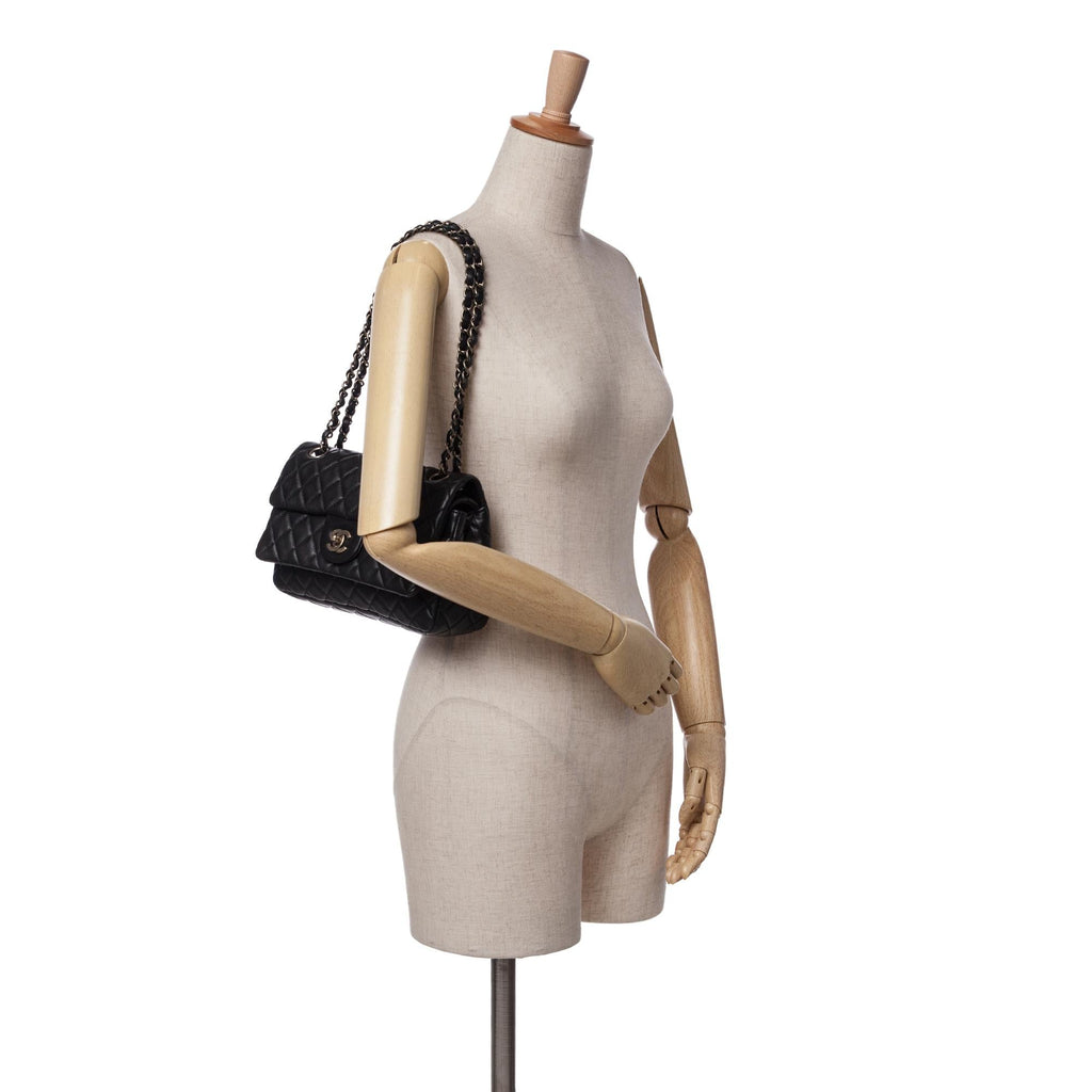 Chanel CC Quilted Lambskin Double Flap