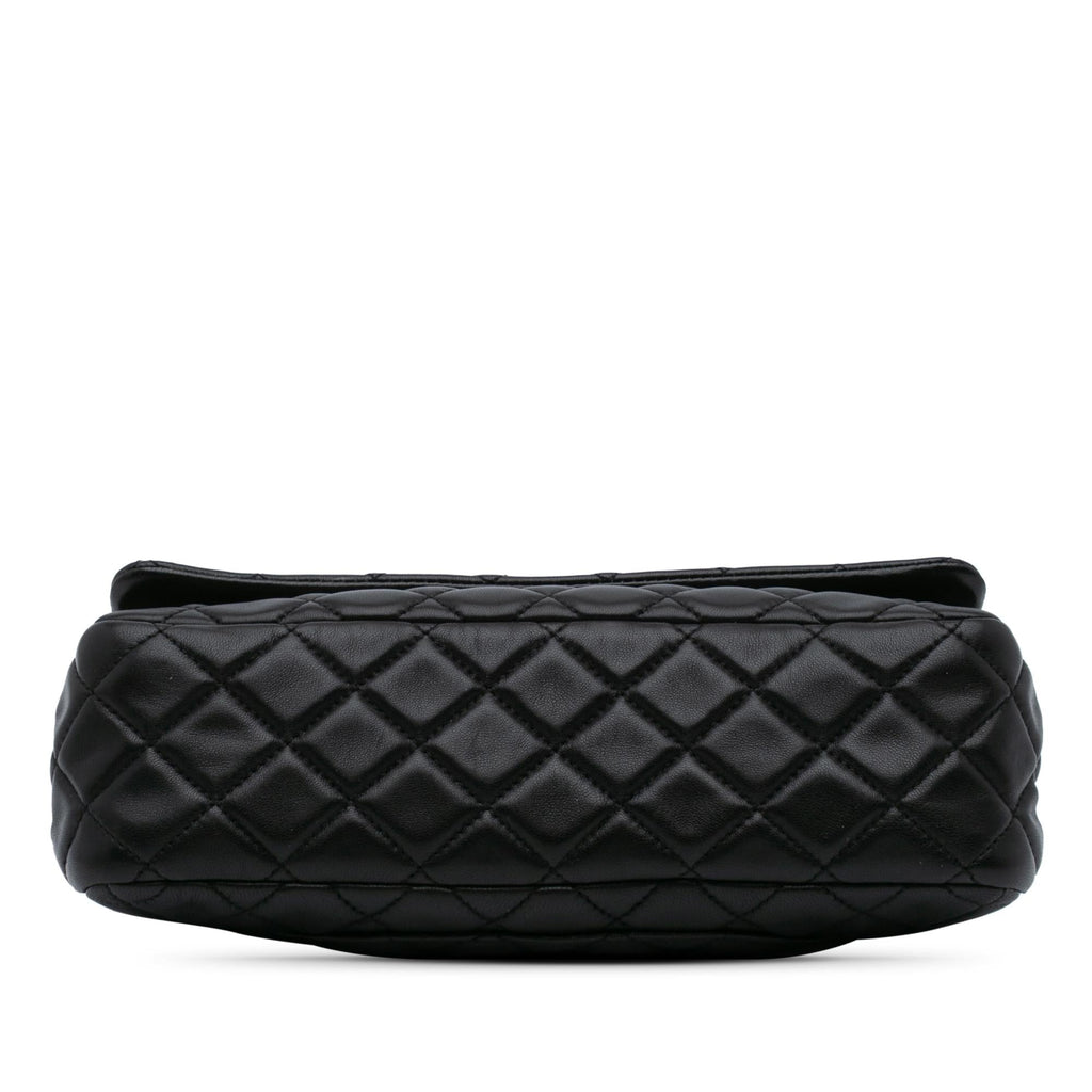 Chanel CC Quilted Lambskin Double Flap