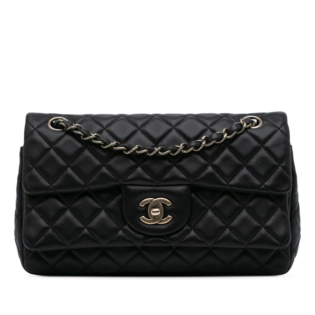 Chanel CC Quilted Lambskin Double Flap