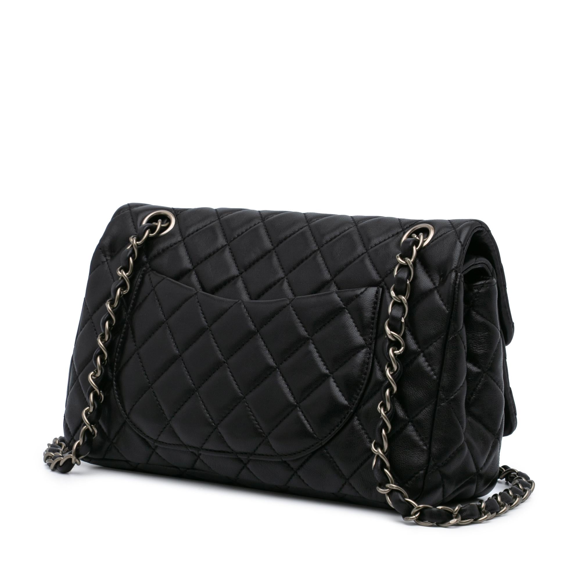 Chanel CC Quilted Lambskin Double Flap