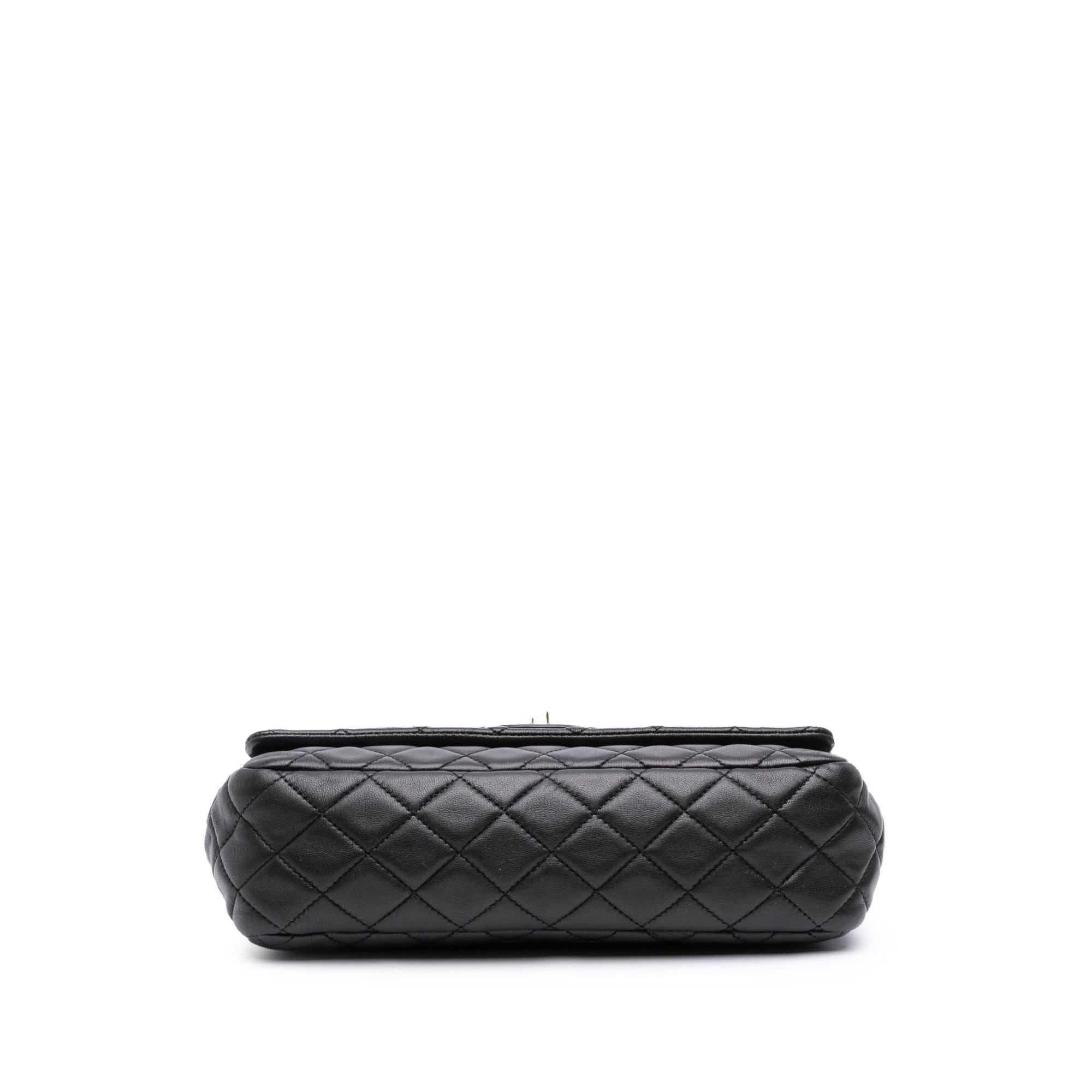 Chanel CC Quilted Lambskin Double Flap