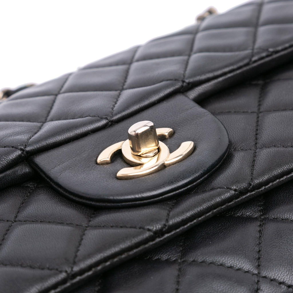 Chanel CC Quilted Lambskin Double Flap