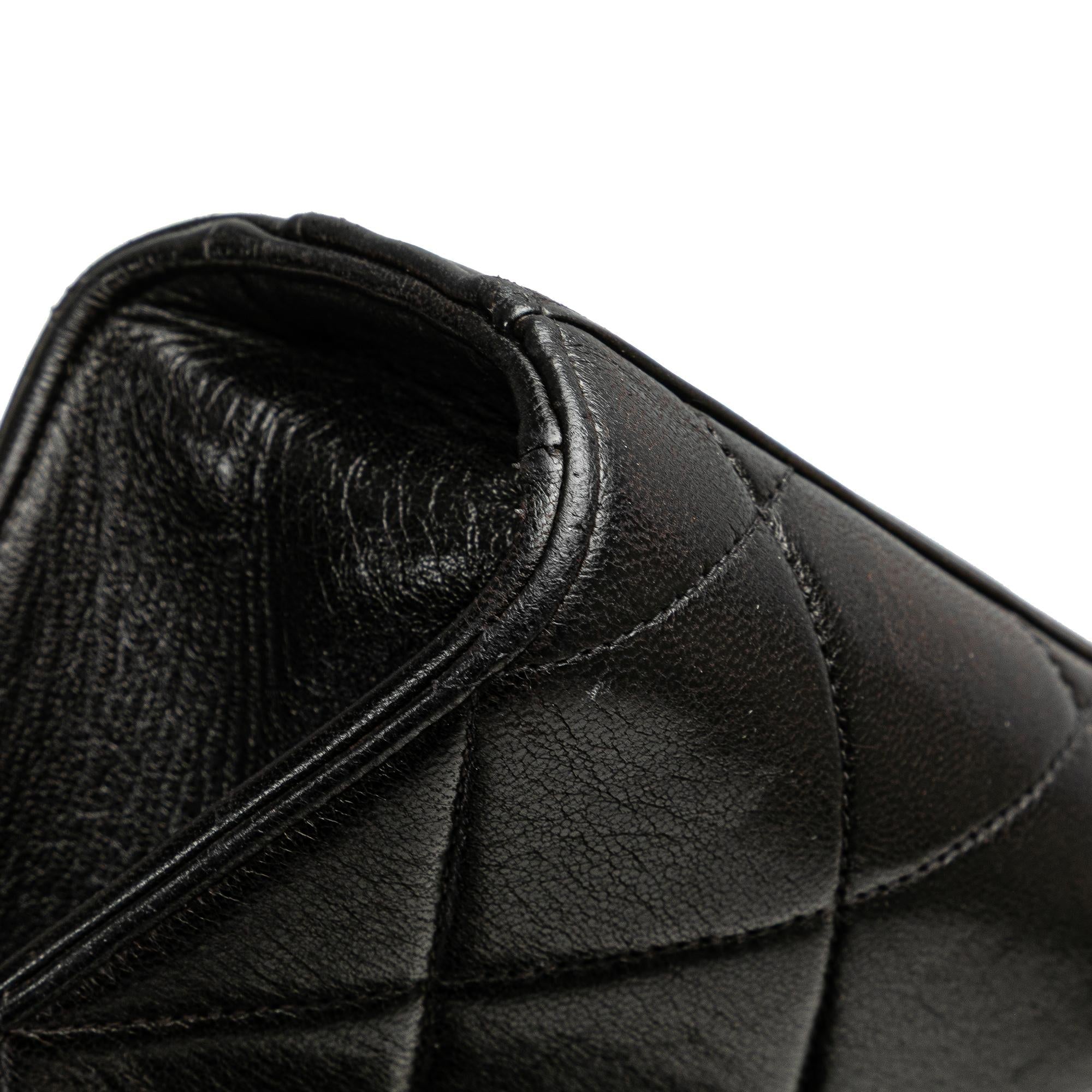 Chanel CC Quilted Lambskin Double Sided Flap