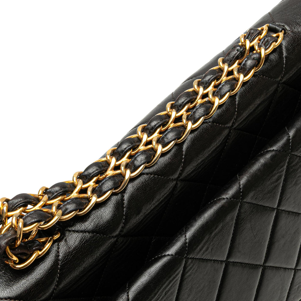 Chanel CC Quilted Lambskin Double Sided Flap
