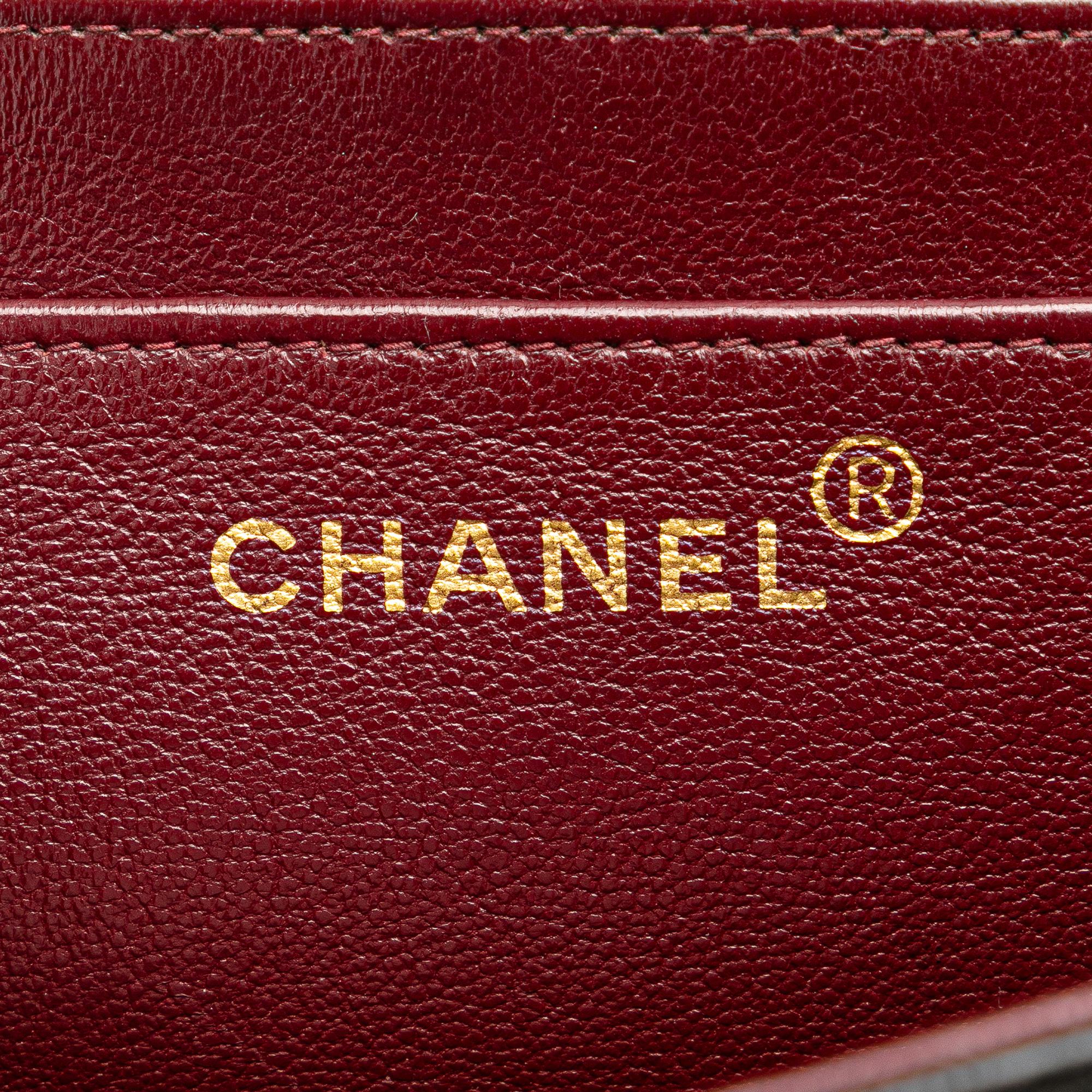 Chanel CC Quilted Lambskin Double Sided Flap
