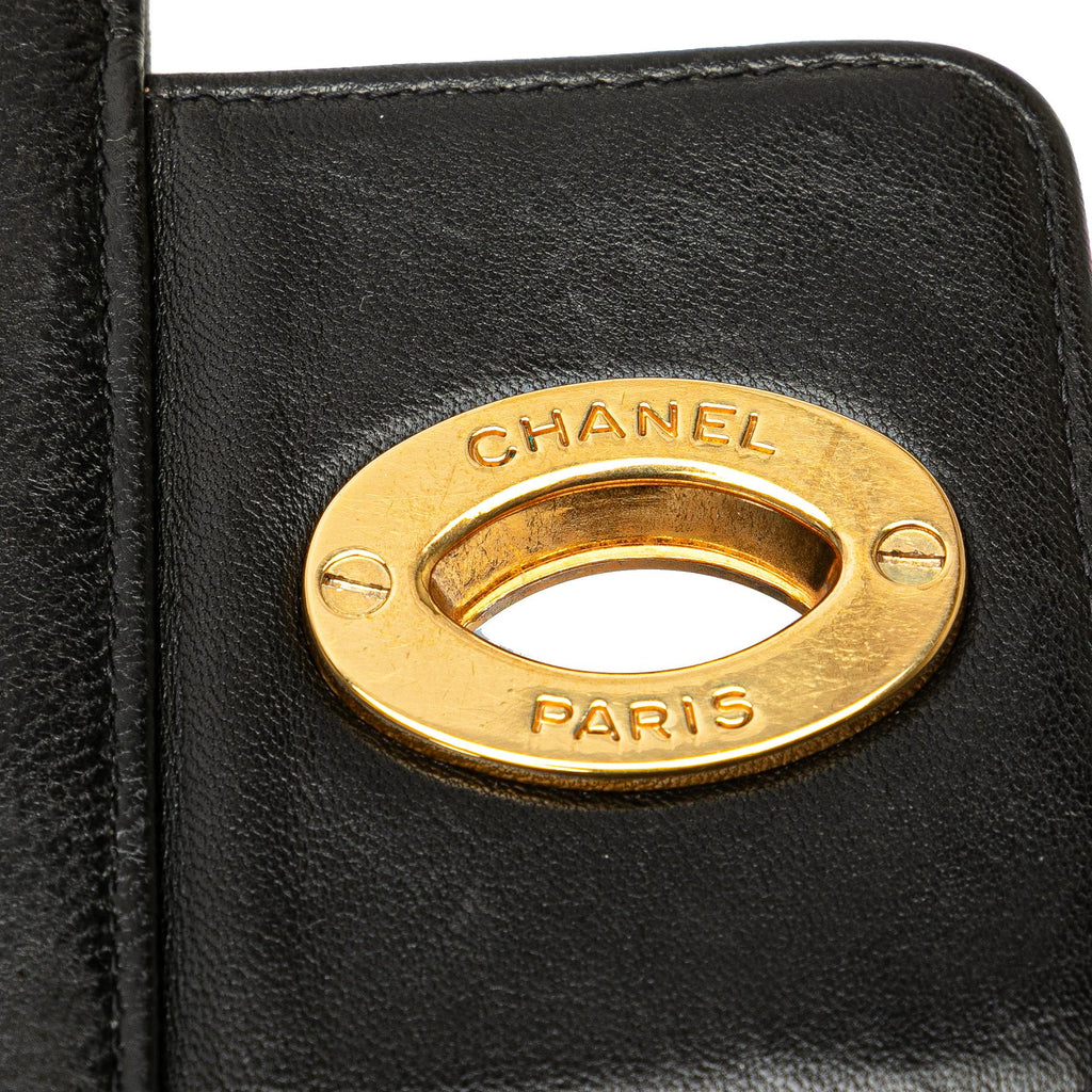 Chanel CC Quilted Lambskin Double Sided Flap