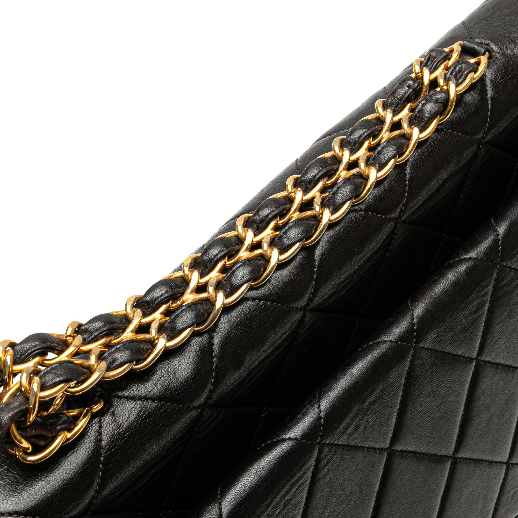 Chanel CC Quilted Lambskin Double Sided Flap