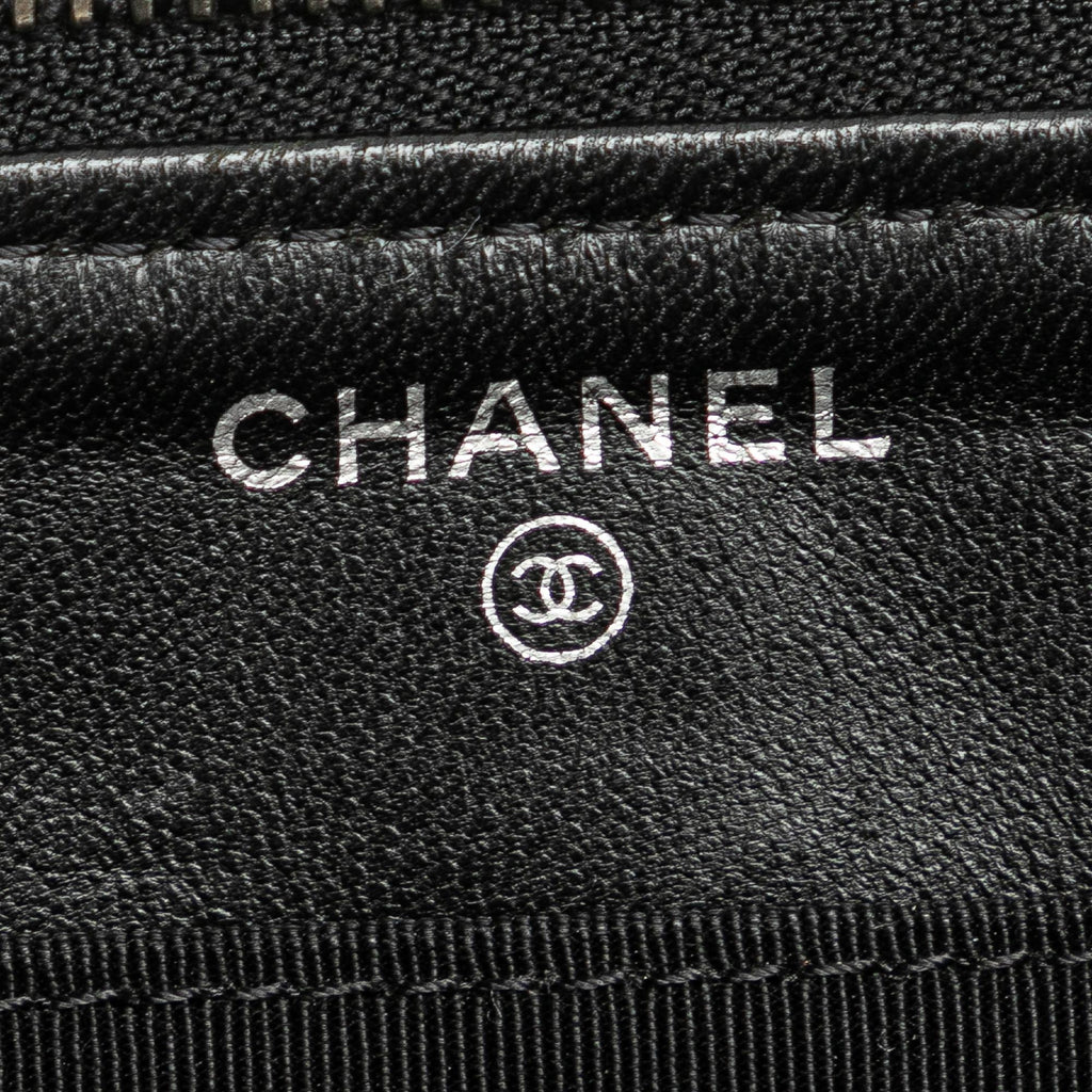 Chanel CC Quilted Lambskin Double Zip Clutch (SHG-9zutGz)