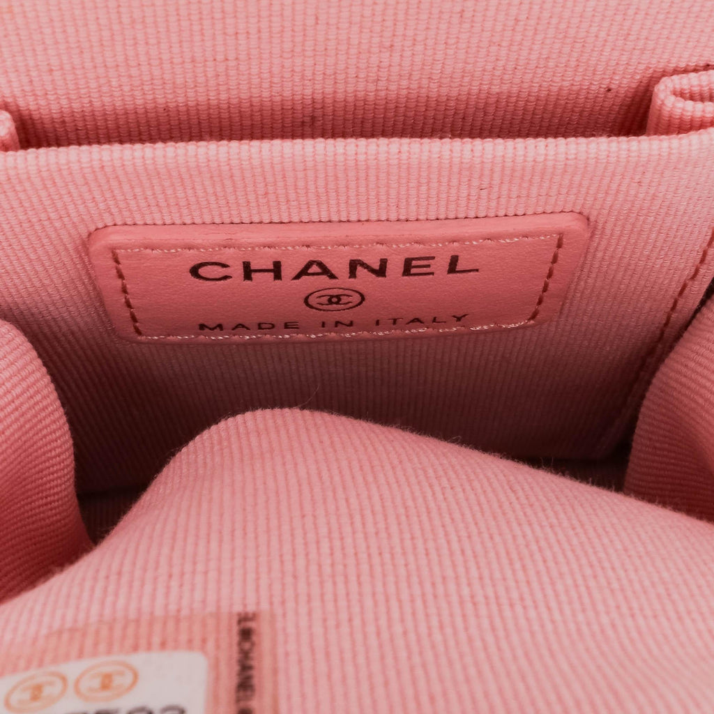 Chanel CC Quilted Lambskin Evening Clutch