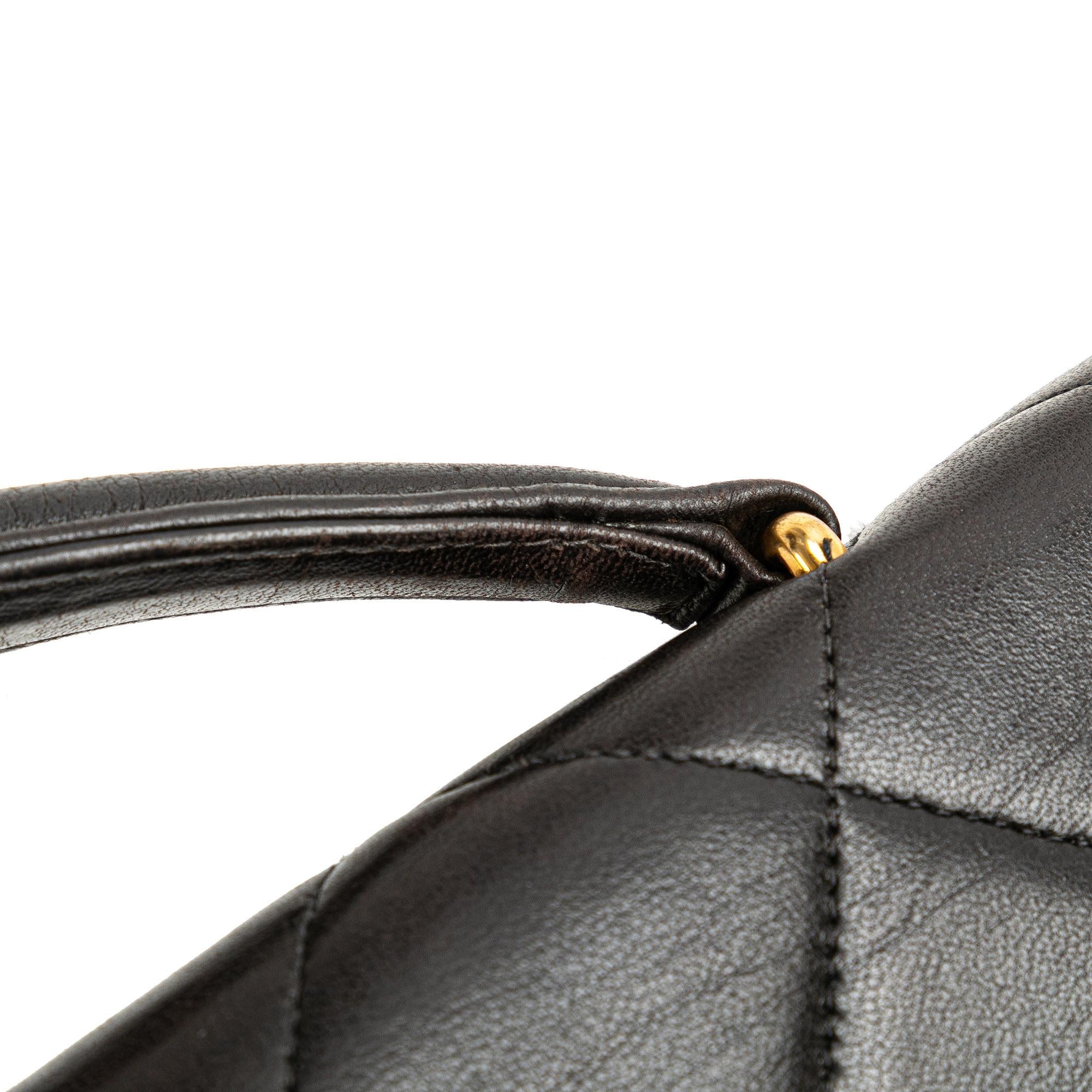 Chanel CC Quilted Lambskin Flap Briefcase (SHG-8TcoB4)