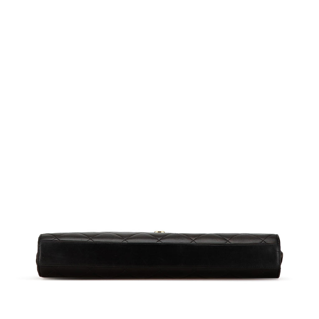 Chanel CC Quilted Lambskin Flap Briefcase (SHG-q0A6fi)