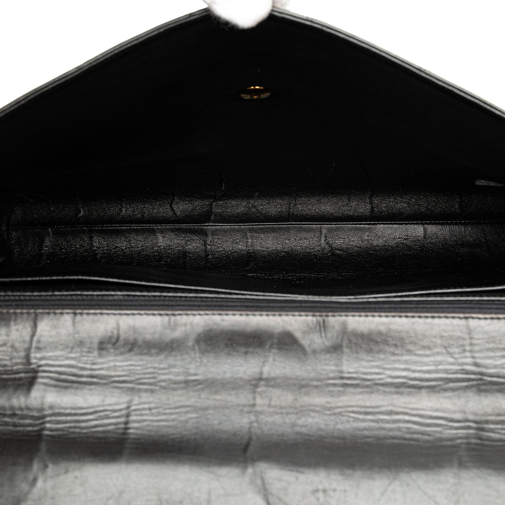 Chanel CC Quilted Lambskin Flap Briefcase (SHG-q0A6fi)