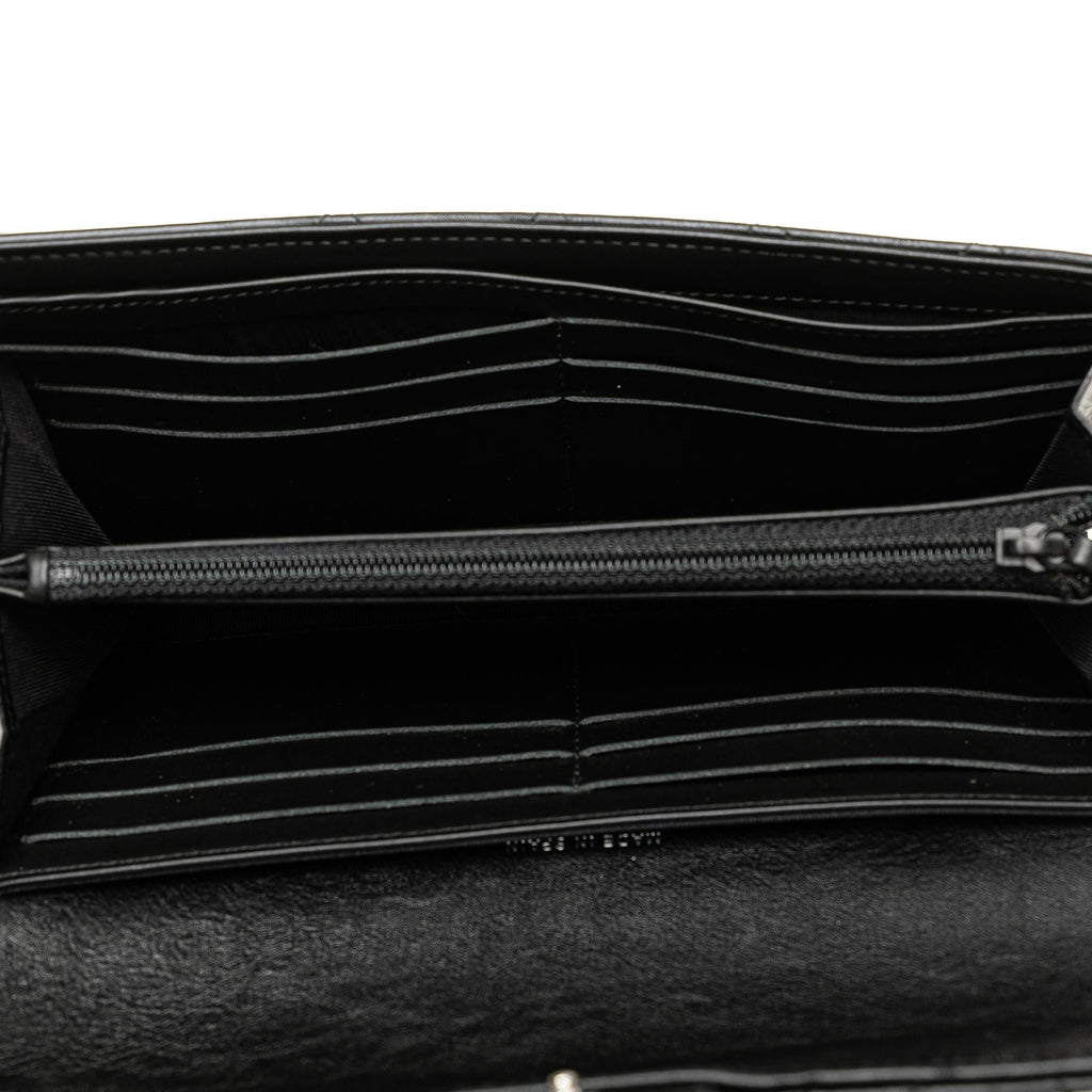 Chanel CC Quilted Lambskin Flap Continental Wallet