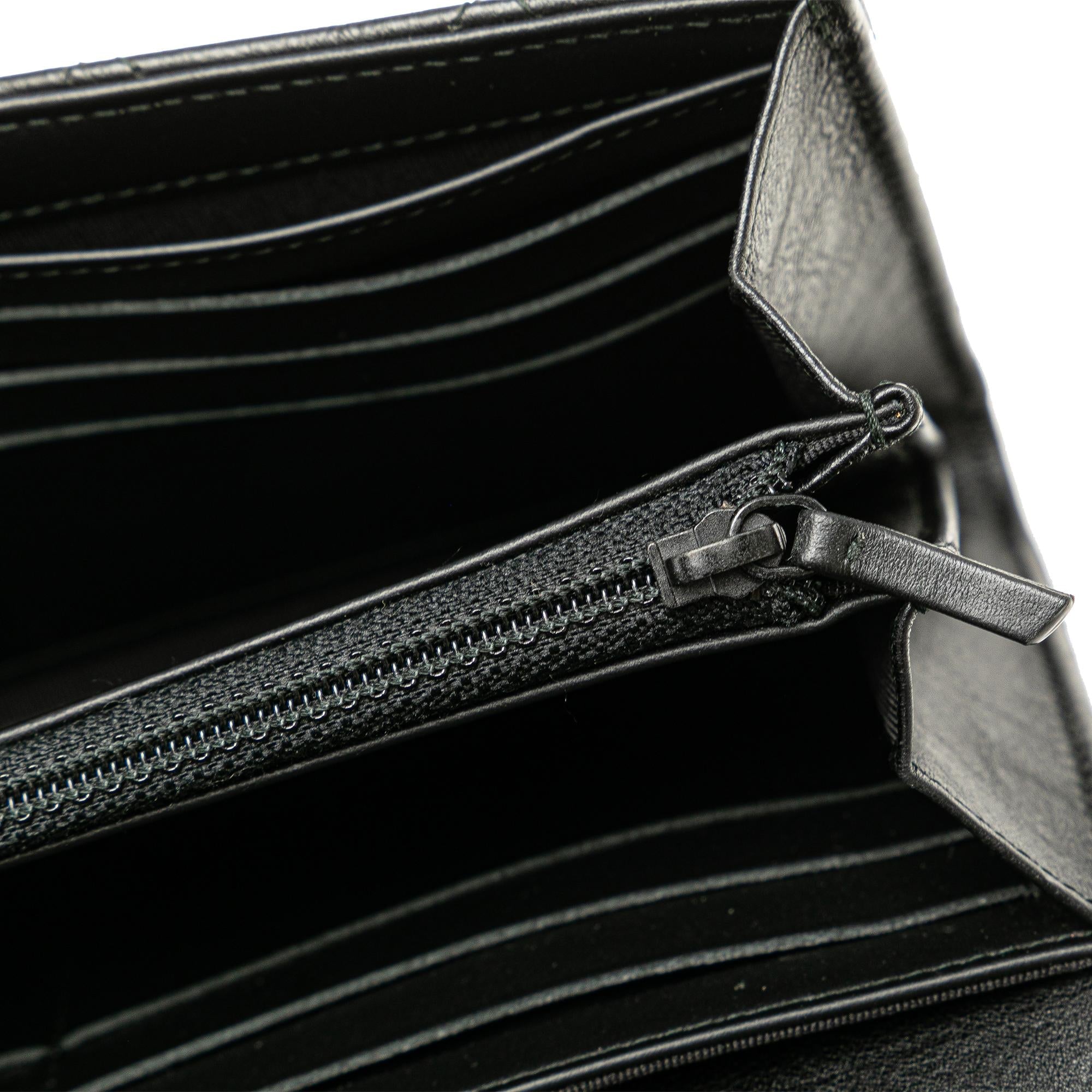 Chanel CC Quilted Lambskin Flap Continental Wallet
