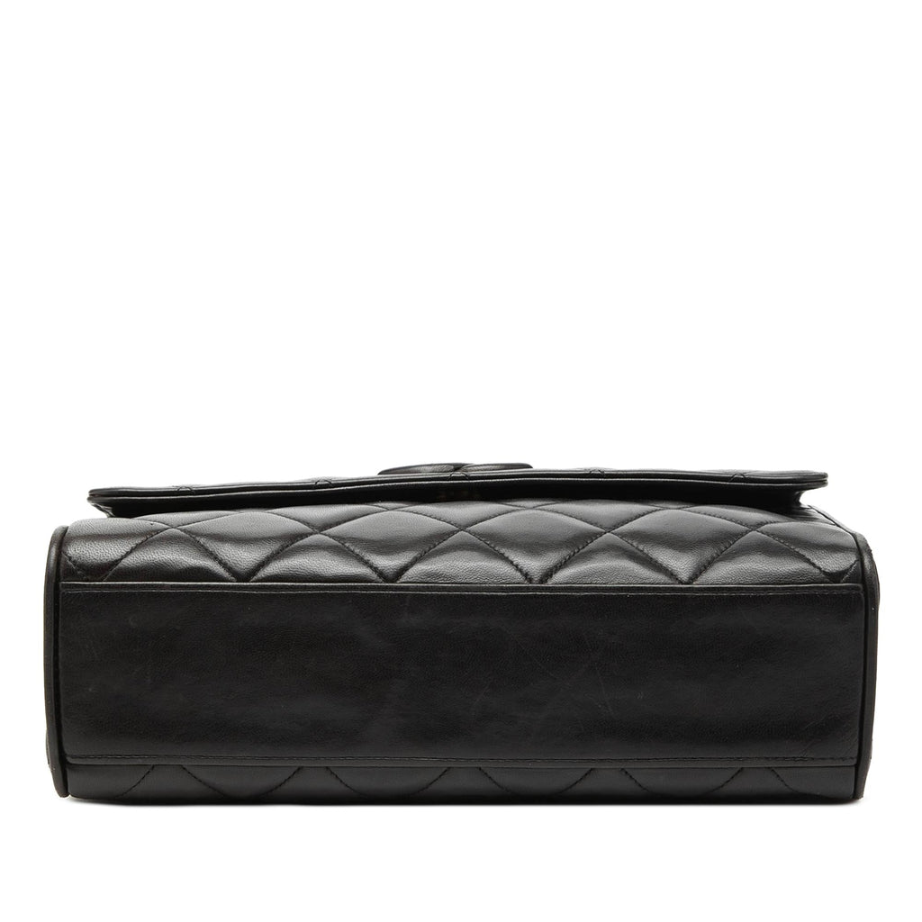 Chanel CC Quilted Lambskin Flap Crossbody