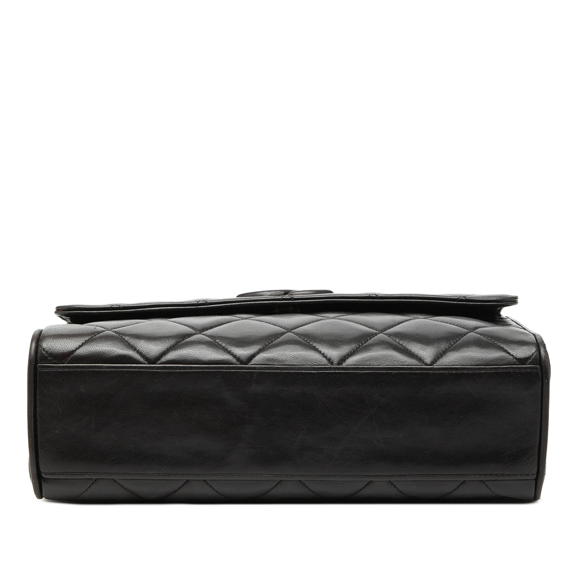 Chanel CC Quilted Lambskin Flap Crossbody